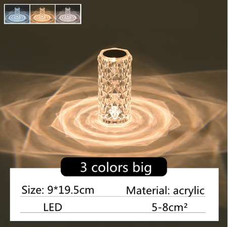 Crystal Touch LED Table Lamp