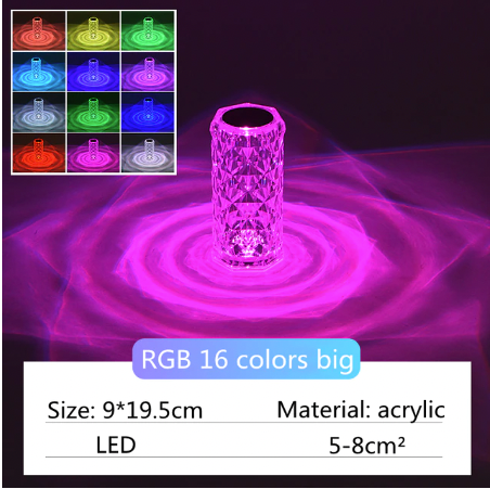 Crystal Touch LED Table Lamp