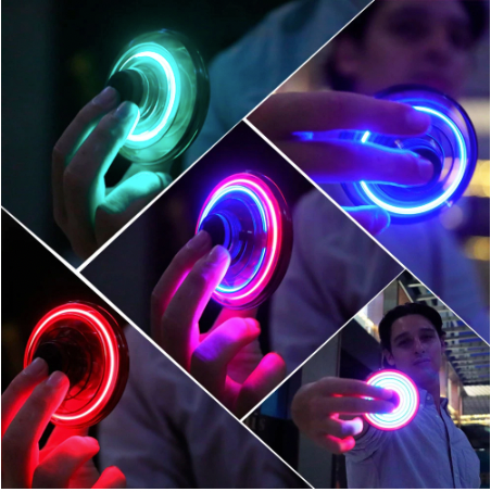 Mini Fidget Spinner LED Drone